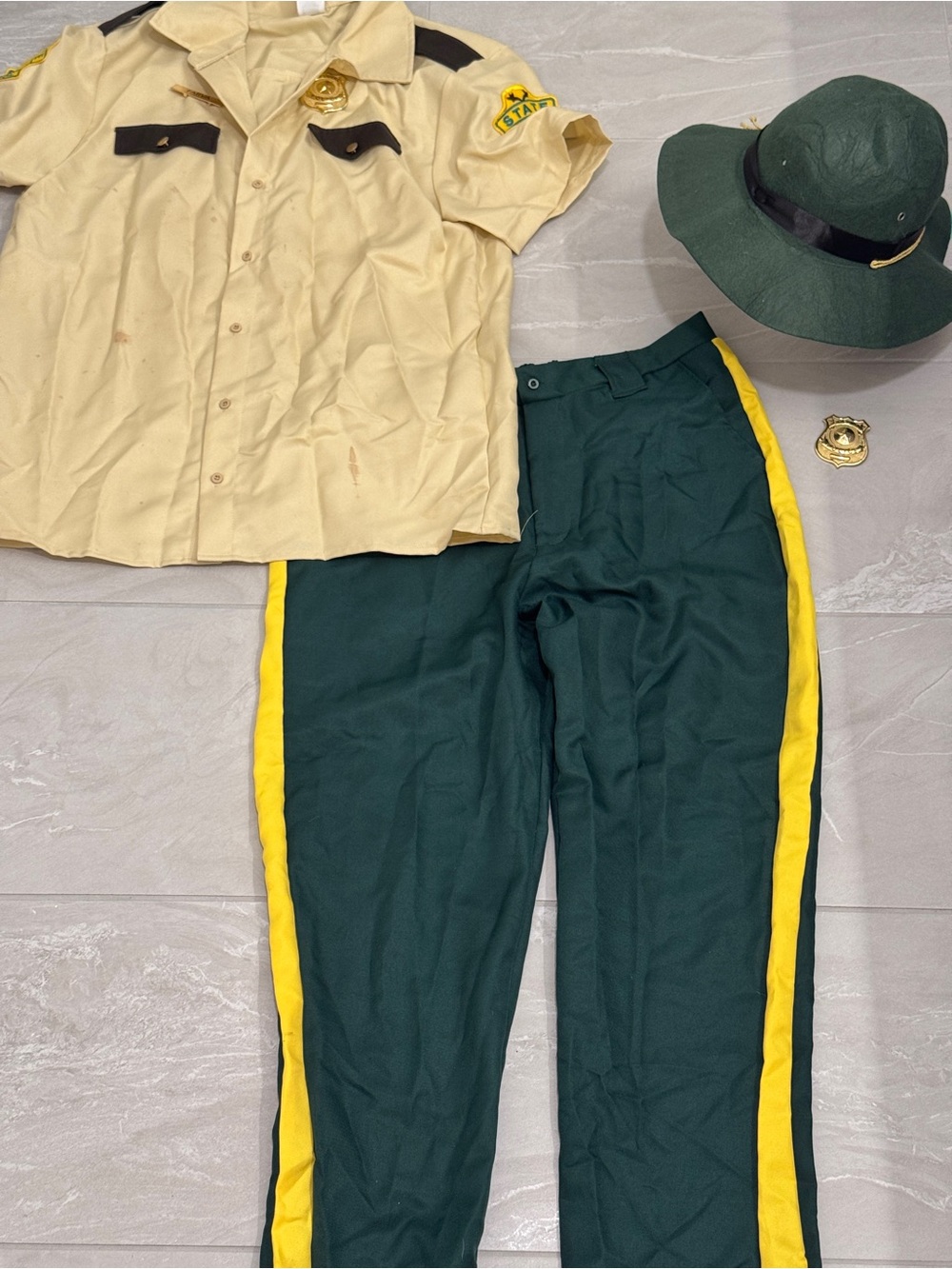 Men's Super Troopers Halloween Costume Full Set